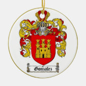 Gonzalez (Spaans) Familiekust * Keramisch Ornament (Voorkant)