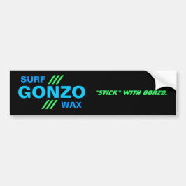 GONZO-bumpersticker Bumpersticker