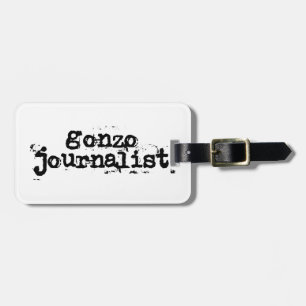 Gonzo Journalist Bagagelabel