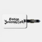 Gonzo Journalist Bagagelabel (Achterkant horizontaal)