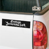 Gonzo Journalist Bumpersticker (Op Truck)