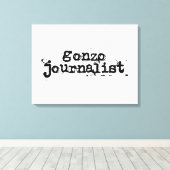 Gonzo Journalist Canvas Afdruk (Insitu (Houten vloer))