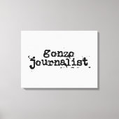 Gonzo Journalist Canvas Afdruk (Voorkant)