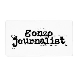 Gonzo Journalist Etiket