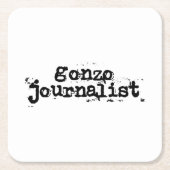 Gonzo Journalist Kartonnen Onderzetters (Voorkant)