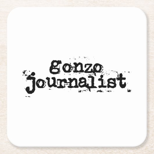Gonzo Journalist Kartonnen Onderzetters (Voorkant)