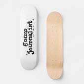 Gonzo Journalist Skateboard (Voorkant)