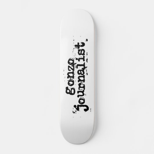 Gonzo Journalist Skateboard (Voorkant)