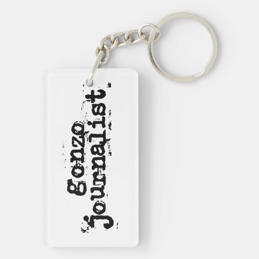 Gonzo Journalist Sleutelhanger (achterkant)