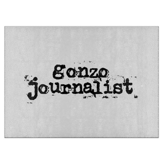 Gonzo Journalist Snijplank (Voorkant)