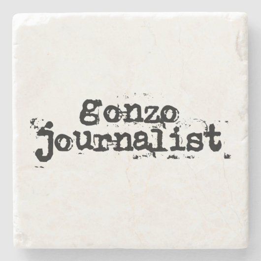 Gonzo Journalist Stenen Onderzetter (Voorkant)
