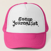 Gonzo Journalist Trucker Pet (Voorkant)