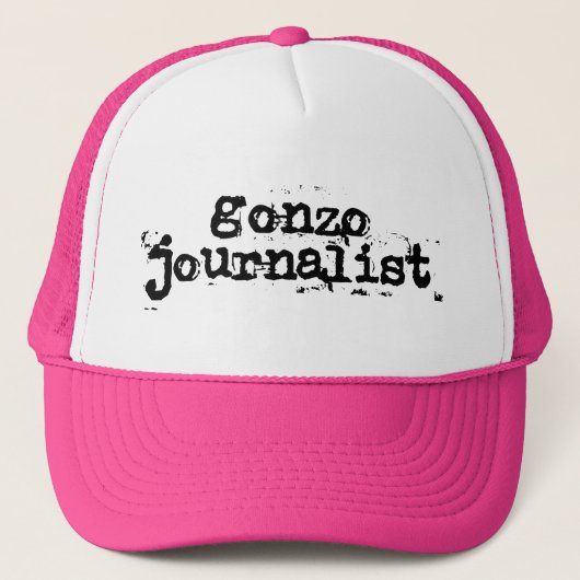 Gonzo Journalist Trucker Pet (Voorkant)