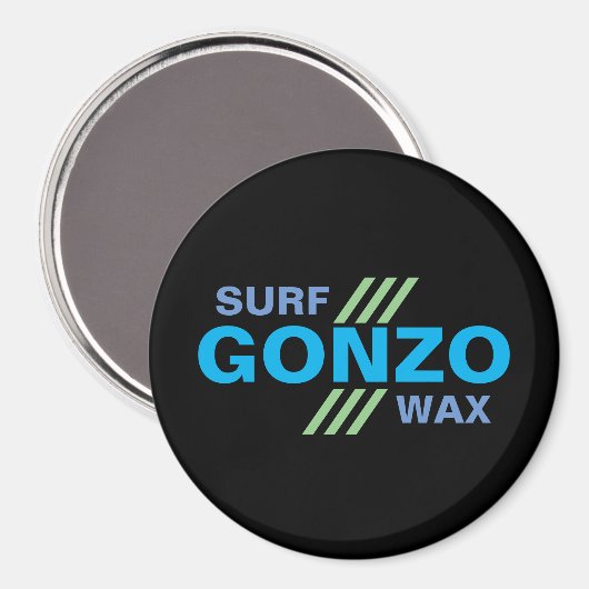 GONZO SURF WAX magnet (Voorkant / Achterkant)