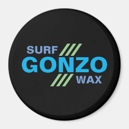 GONZO SURF WAX magnet