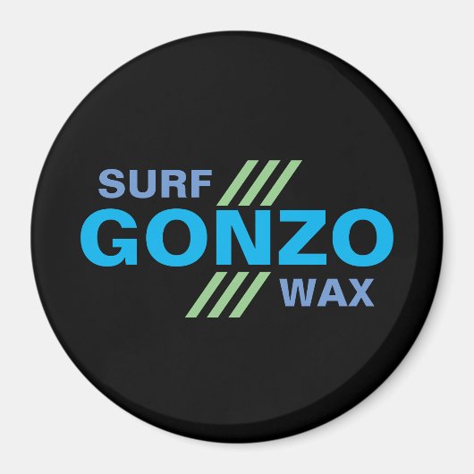 GONZO SURF WAX magnet (Voorkant)