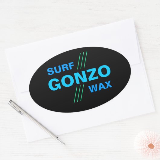 GONZO SURF WAX stickers (4) (Envelop)