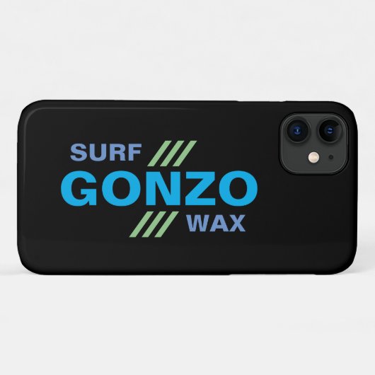 GONZO SURF WAX-telefoondraagtas Case-Mate iPhone Case (Achterkant (horizontaal))