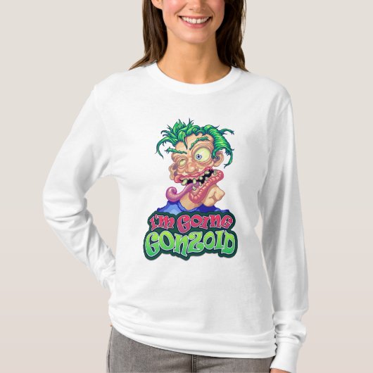 Gonzoid T-shirt met lange mouwen voor dames (Voorkant)