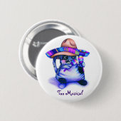 "Goo-too Musical"-knop Ronde Button 5,7 Cm (Voorkant /achterkant)