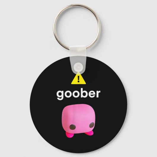 Goober Funny Meme Ironic Weirore Sleutelhanger (Voorkant)