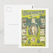 goochelaar Adverteren Poster: Newmann Briefkaart (Voorkant / Achterkant)