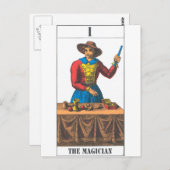 goochelaar briefkaart (Voorkant / Achterkant)