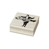goochelaar en drijvende dame rubberstempel (Stempel)