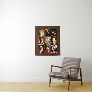 goochelaar illusionisten psychisch show freaks wandkleed