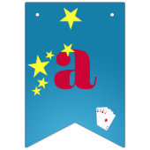 goochelaar meisje Show verjaardagsfeestje Vlaggetjes (Derde vlag)