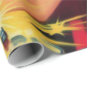 goochelaar Pin Up Cadeaupapier (Rol Hoek)