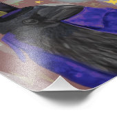 goochelaar Raven Foto Afdruk (Hoek)