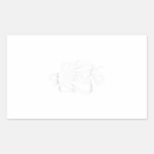 goochelaar rechthoekige sticker