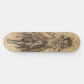 Goochelaar tarotcard artful persoonlijk skateboard (Horizontaal)