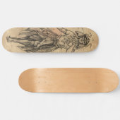 Goochelaar tarotcard artful persoonlijk skateboard (Horizontaal)