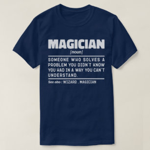 Goochelaar Zelfstandig naamwoord Definitie Magie L T-shirt