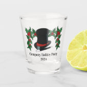 Goochelaars Pet en toverstaf met Holly Shot Glas (Voorkant)