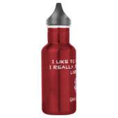 Goochie Gourmet 32oz. Roze Waterfles (Links)