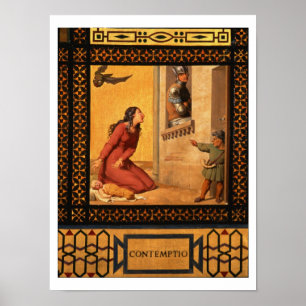 Good and Evil: Scorn, 1832 (detail van 89709) (oli Poster