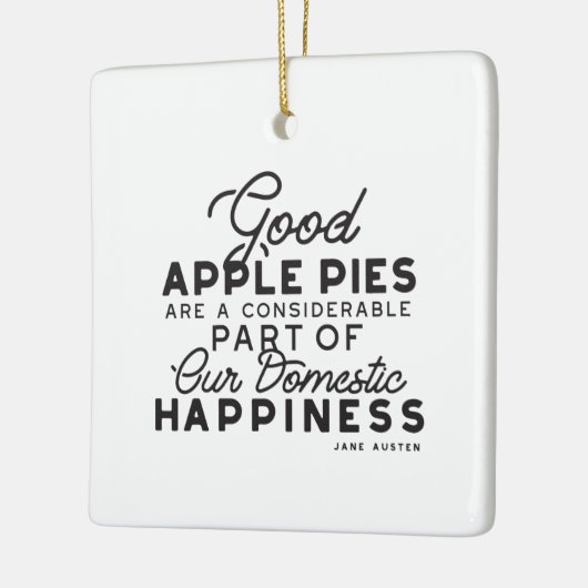 Good Apple Pies Quote Keramisch Ornament (Links)