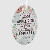 Good Apple Pies Quote Ornament (voorkant)
