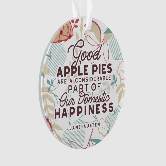 Good Apple Pies Quote Ornament (voorkant)