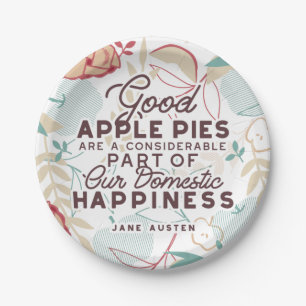 Good Apple Pies Quote Papieren Bordje