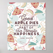 Good Apple Pies Quote Poster (Voorkant)
