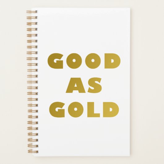 Good as Gold Planner  (Voorkant)