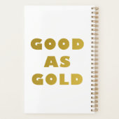 Good as Gold Planner  (Achterkant)