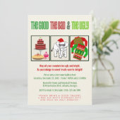 Good Bad Ugly Holiday Party nodigt uit Kaart (Staand voorkant)