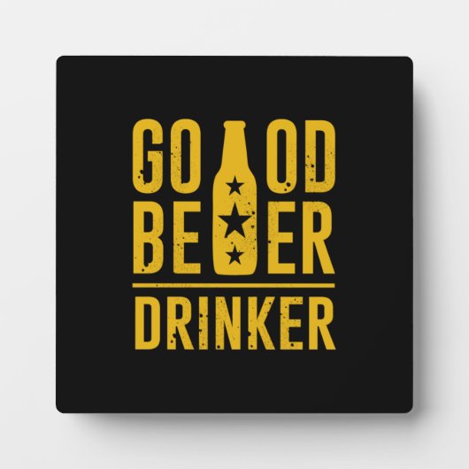 Good Beer Drinker Fotoplaat (Voorkant)