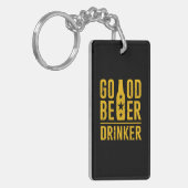 Good Beer Drinker Sleutelhanger (Voorkant Links)