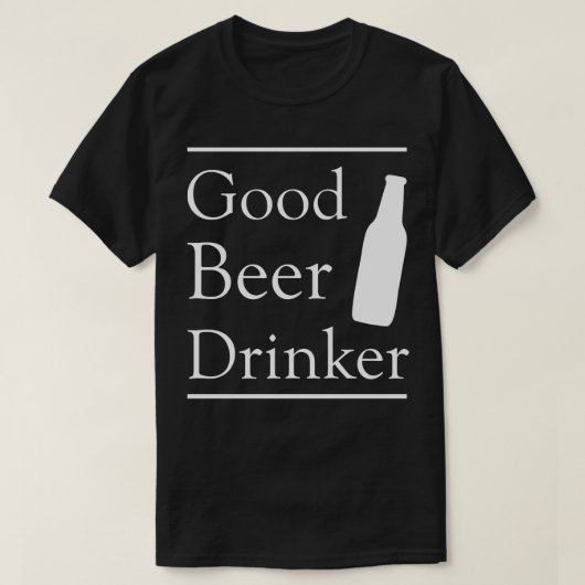Good Beer Drinker T-shirt (Design voorkant)